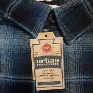 Urbanpipeline mens lg flannel shirt